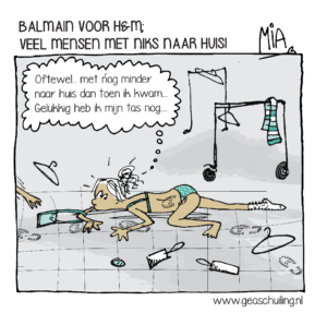 Mia balmain cartoon illustrator Gea Schuiling