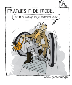 Mia modetrend cartoon illustrator Gea Schuiling
