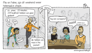 Mia weekend cartoon illustrator Gea Schuiling