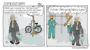 Mia zomerstorm cartoon illustrator Gea Schuiling